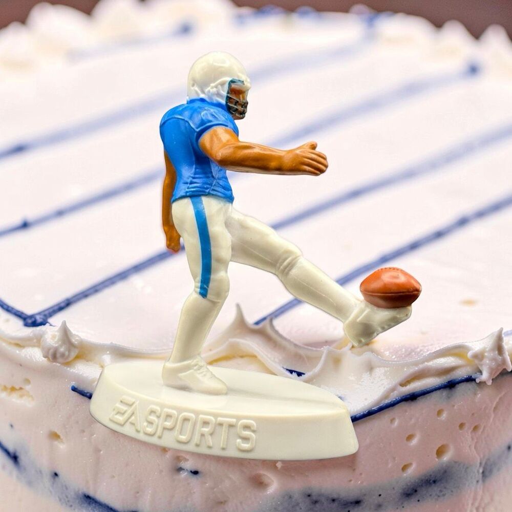 McDonald's Happy Meal EA Sports Madden Football Chargers Kicker Cake Topper A63